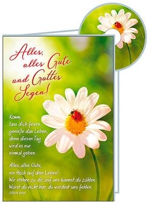 Cd Card Alles Alles Gute Und Gottes Segen Geburtstag