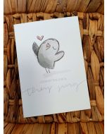 Postkarte - Look at the birds (Einzelkarte)