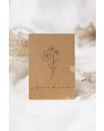 Mini Grußkarte - Für Dich (Einzelkarte)