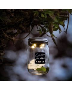 Solarlampe aus Glas