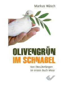 Olivengrün im Schnabel