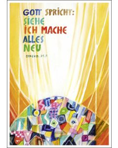 Postkarte 10 Ex. 'Siehe, ich mache alles neu!