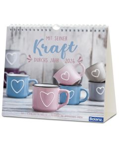 Mit seiner Kraft durchs Jahr 2026 - Postkartenkalender