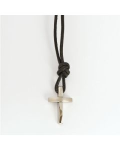 Kette mit Anhänger "Kreuz" - Edelstahl