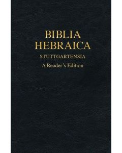 Biblia Hebraica Stuttgartensia - A Reader´s Edition