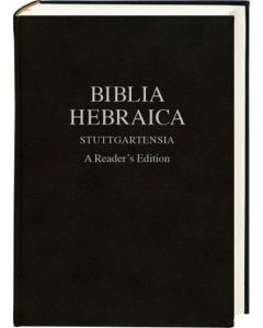 Biblia Hebraica Stuttgartensia - A Reader´s Edition