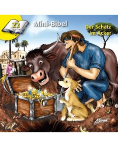 Markus Hottiger - Die Mini-Bibel 22 - Der Schatz im Acker (Adonia) - Cover 2D mit Illustrationen von Claudia Kündig