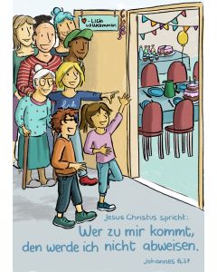 Jahreslosung 2022 - Stundenentwurf-Set für Kinder, Joy Katzmarzik (Illustr.), Jörg Bartoß (Text)