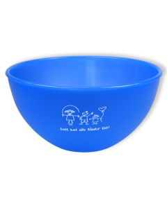 Müslischale "Gott hat alle Kinder lieb" - blau