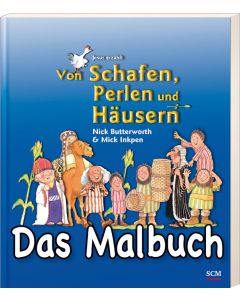 Von Schafen, Perlen und Häusern - Das Malbuch