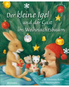 Der kleine Igel und der Gast im Weihnachtsbaum