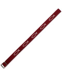 Armband Fisch bordeaux