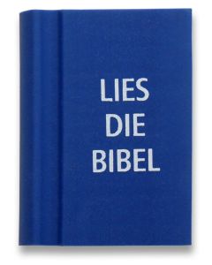 Radiergummi "Lies die Bibel" - blau