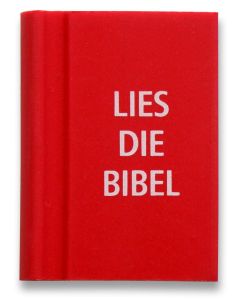 Radiergummi "Lies die Bibel" - rot