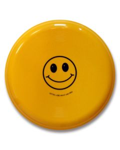 Frisbee Smiley "Gottes Liebe macht uns froh" - gelb