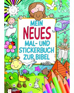 Mein neues Mal- und Stickerbuch zur Bibel