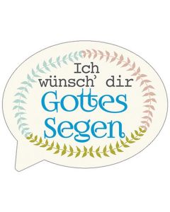Reinigungs-Pad mini "Ich wünsch dir Gottes Segen"
