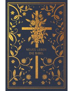 Neues Leben. Die Bibel - Gold/Marineblau