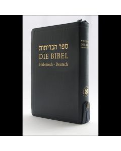 Die Bibel - Hebräisch-Deutsch - Leder mit Reißverschluss