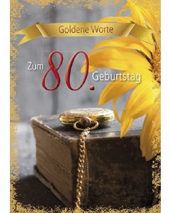 Goldene Worte - Zum 80. Geburtstag