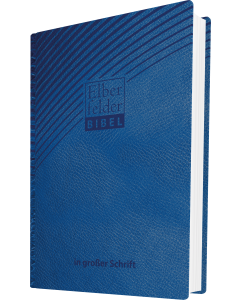 Elberfelder Bibel in großer Schrift - ital. Kunstleder blau | CB-Buchshop