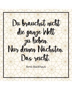 Magnet: Du brauchst nicht die ganze Welt...