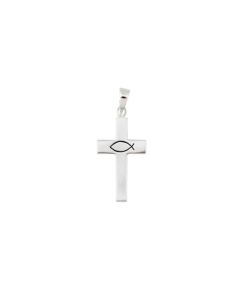 Anhänger "Kreuz/Ichthys"