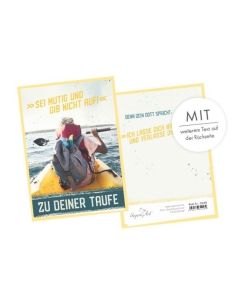 Faltkarte - Zur Taufe - Sei mutig