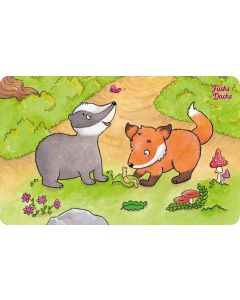 Frühstücksbrettchen - Fuchs und Dachs | CB-Buchshop.de
