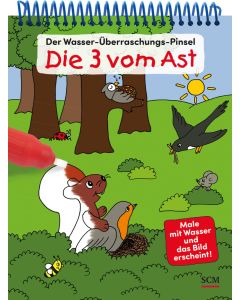 Die Drei vom Ast - Der Wasser-Überraschungs-Pinsel | CB-Buchshop