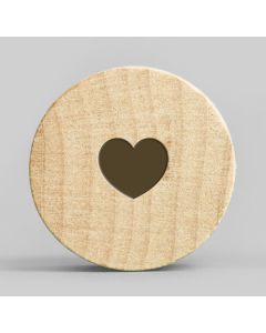 Holzmagnet Herz