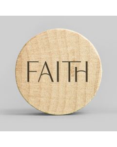 Holzmagnet Faith