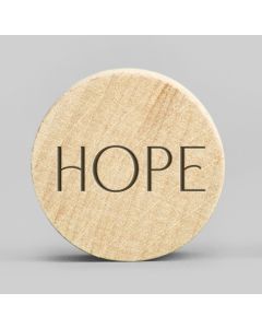 Holzmagnet Hope