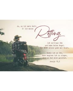 Postkarte Ja, so ist mein Gott; er ist meine Rettung, 12 Ex.