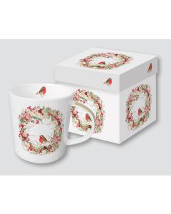 Tasse Weihnachtskranz