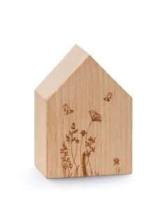 Holzhaus - Bienen und Blumen