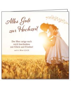 Faltkarte: Alles Gute zur Hochzeit