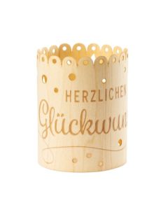 Lichterpost - Herzlichen Glückwunsch