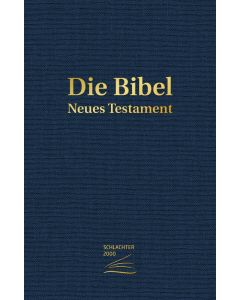 Schlachter 2000 Bibel - Neues Testament (dunkelblau, Leinen-