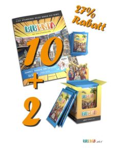 Bibenta - Bibelstickeralbum (10er Pack) + 2 Dispenser 