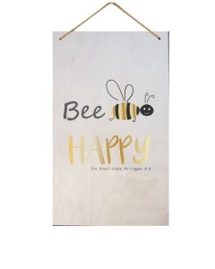 Wandbild "Bee happy"