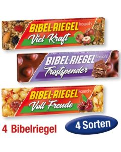 Spar-Paket: 4 Bibelriegel