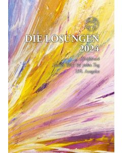 Losungen 2024 bunt, Geschenkausgabe - Großdruck