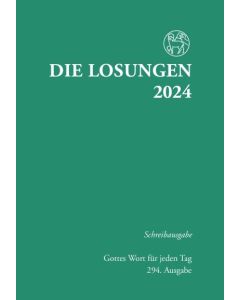 Losungen 2024 grün, Schreibausgabe