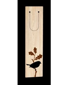 Holzlesezeichen 'Vogel'