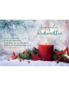 Postkarten: Gesegnete Weihnachten, 4 Stück