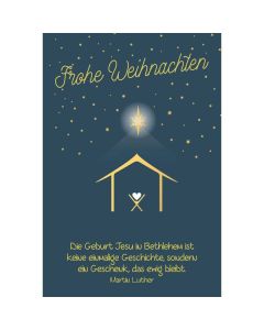 Postkarten: Frohe Weihnachten, 4 Stück