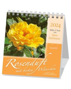 Rosenduft mit besten Wünschen 2024 - Aufstellkalender