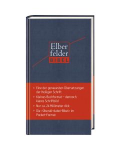 Elberfelder Bibel - Pocket Edition Kunstleder | CB-Buchshop