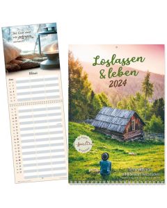 Loslassen & leben 2024 - Wandkalender